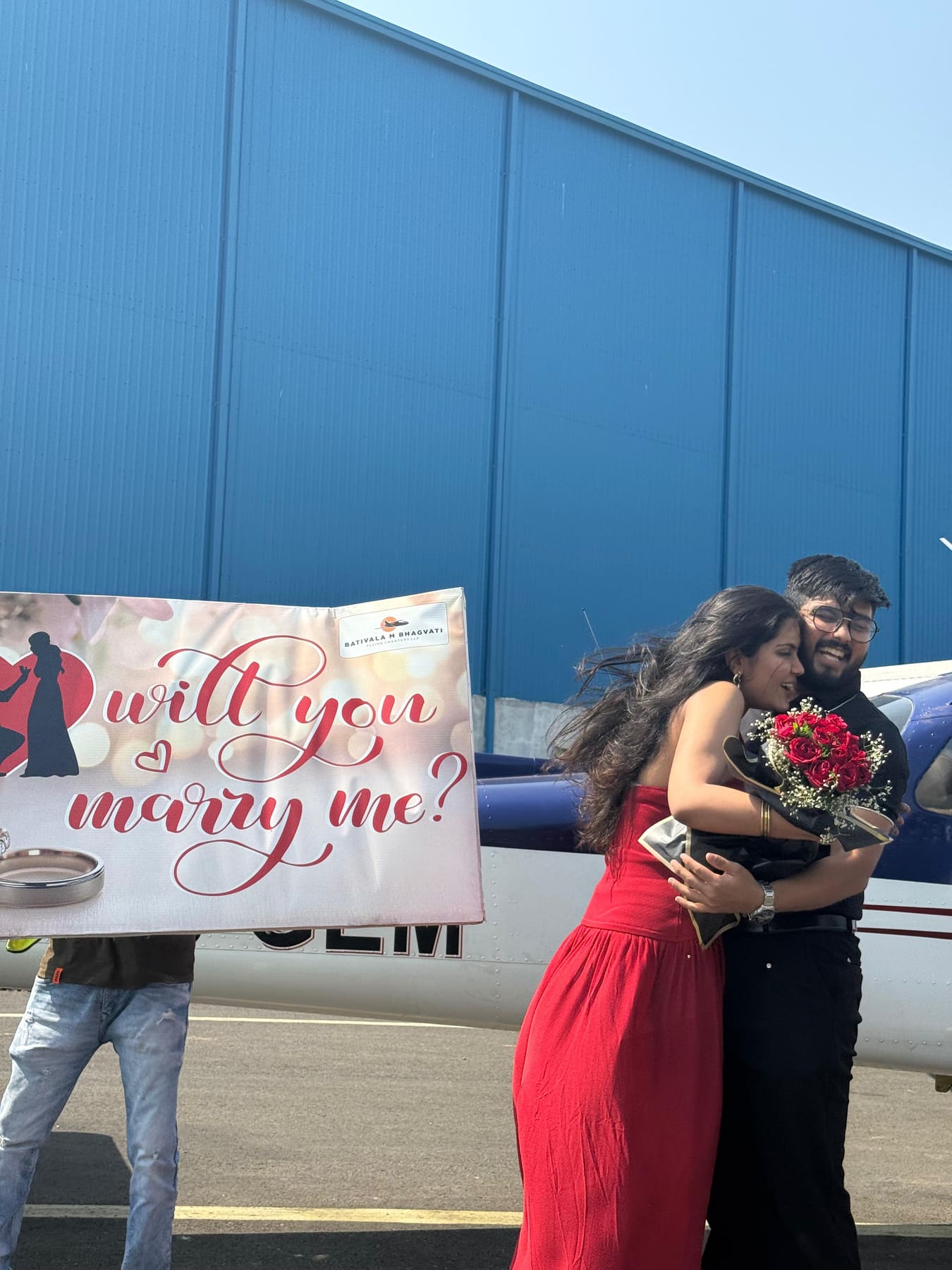 The moment just after the proposal